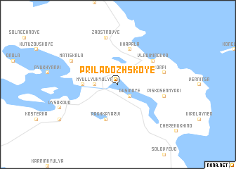 map of Priladozhskoye