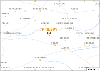 map of Prilepy