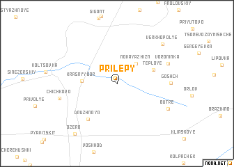 map of Prilepy
