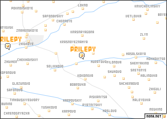map of Prilepy