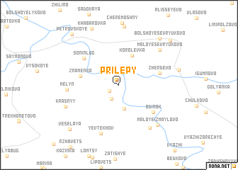 map of Prilepy