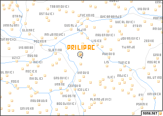 map of Prilipac