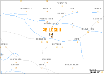 map of Prilog Vii