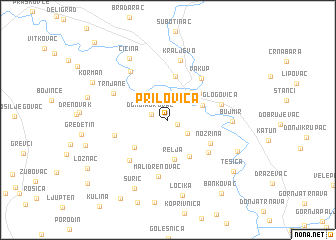 map of Pr°ilovica