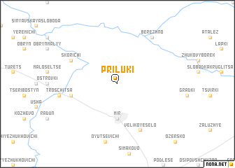 map of Priluki