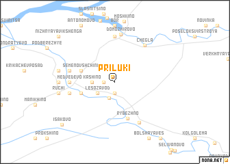 map of Priluki