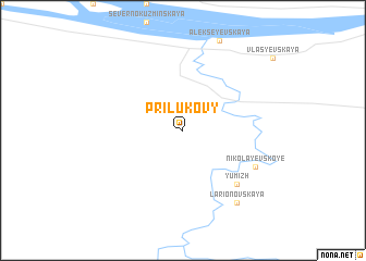 map of Prilukovy