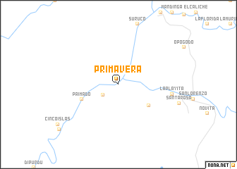 map of Primavera