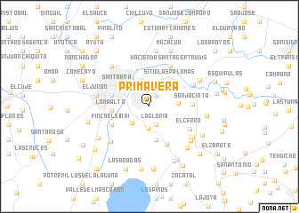 map of Primavera