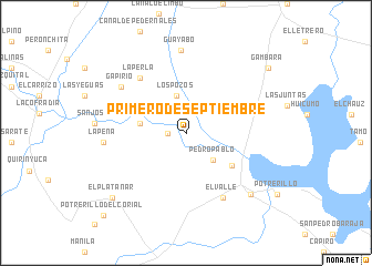 map of Primero de Septiembre