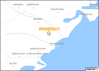 map of Primorskiy