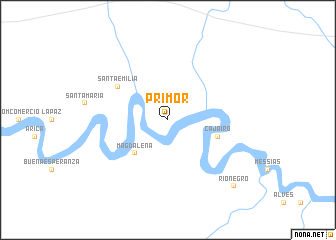 map of Primor