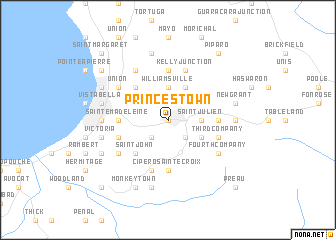 map of Princes Town