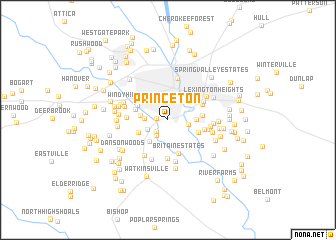 map of Princeton