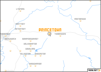 map of Princetown