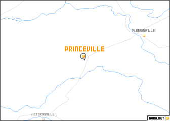 map of Princeville