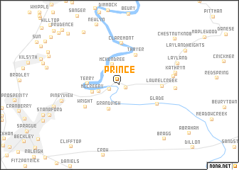 map of Prince