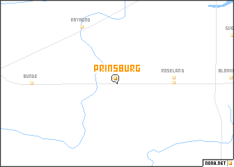 map of Prinsburg