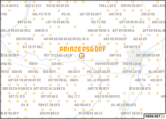 map of Prinzersdorf