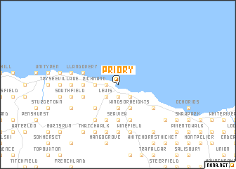 map of Priory