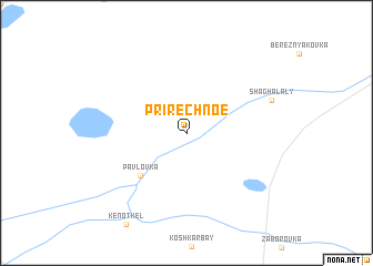 map of Prīrechnoe