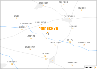 map of Prirech\