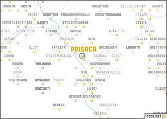 map of Prisaca