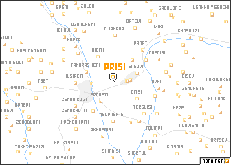 map of Prisi