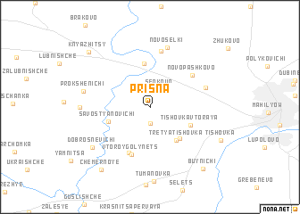 map of Prisna