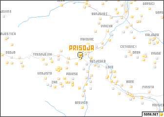 map of Prisoja