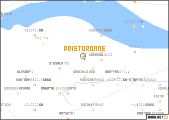 map of Pristoronne