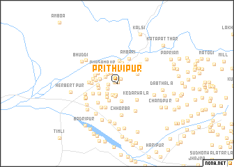 map of Prithvipur