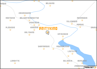 map of Pritykino