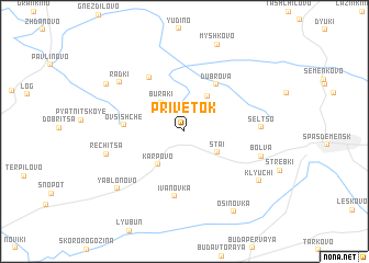 map of Privetok