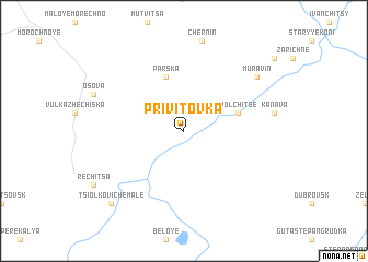 map of Privitovka