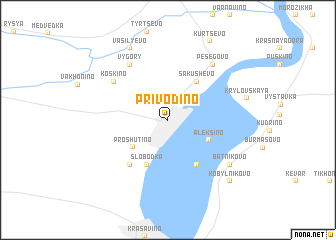 map of Privodino