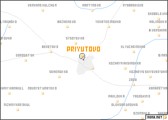 map of Priyutovo