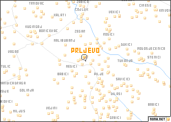 map of Prljevo