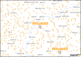 map of Prnjavor