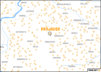 map of Prnjavor