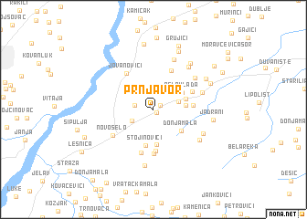 map of Prnjavor