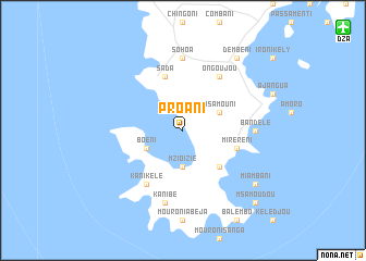 map of Proani