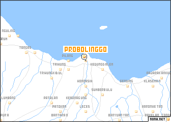 map of Probolinggo