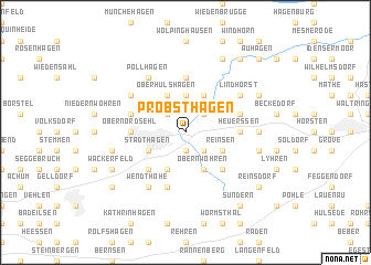 map of Probsthagen