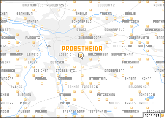 map of Probstheida