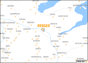 map of Progër