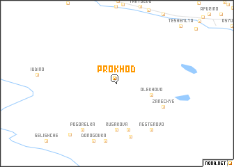 map of Prokhod