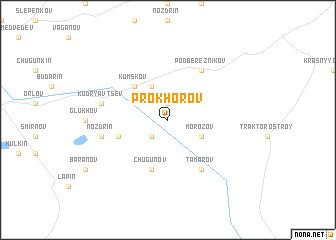 map of Prokhorov