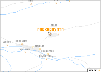 map of Prokhoryata