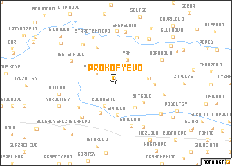 map of Prokof\